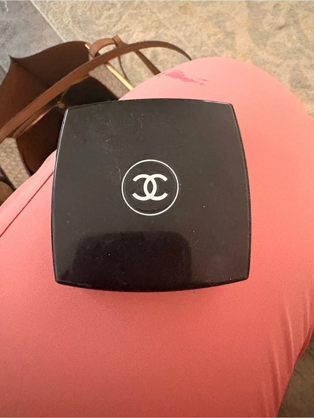 Vintage 1980s CHANEL Quadra Eye Shadow Palette in Purple and Light Lilac